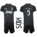Juventus Manuel Locatelli #5 Replika Babykläder Tredje matchkläder barn 2023-24 Korta ärmar (+ Korta byxor)